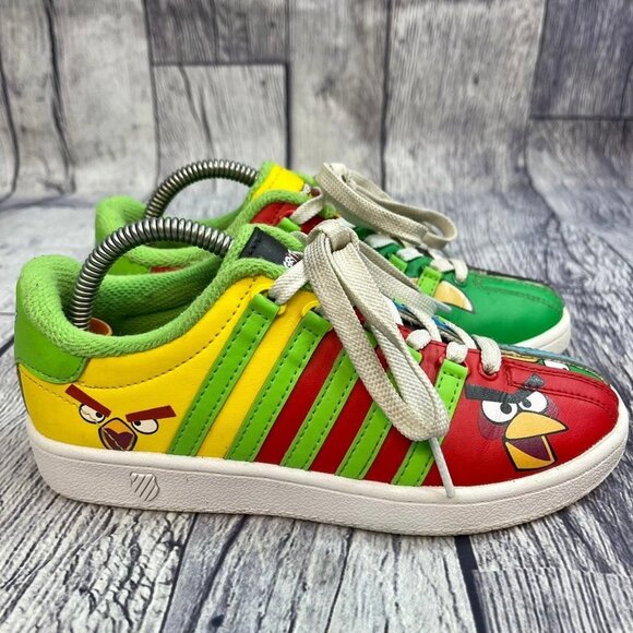 K-Swiss Classic‎ Low Angry Birds 10 Year Anniversary Big Kids Size 1.5 Character - Picture 1 of 12